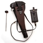 Artillery Luger Leather Holster With Wood Buttstock