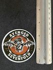 Avenged Sevenfold Logo Round Sticker 90s Alt Metal Rock Icon For Laptop Etc New 