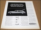 1968 The Renault 16 Print Ad Car Sedan Wagon Advertisement Vintage R16 Rare