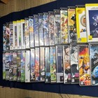 Playstation Portable Psp 34 Game Bundle With Cases Various - Japan Version