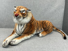 Vtg Realistic Bengal Tiger Large Jumbo 30  Plush Stuffed Animal Toy Life Like
