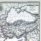 1871 Spruner Map Ottoman Empire Turkey Greece Italy Constantinople Rome Levant
