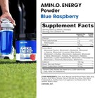 Optimum Nutrition Essential Amino Energy Powder Blue Raspberry 65 Servings