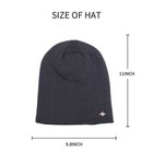 Winter Womens Mens Knit Baggy Beanie Warm Cashmere Hat Ski Slouchy Thick Cap