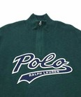Polo Ralph Lauren Cotton Knit Pullover Sz l Half Zip Sweater New Free Shipping  