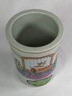Chinese Antique Porcelain Scholar Brush Pot Bitong Tongzhi Mark 19th C 