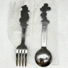 Vintage Walt Disney Productions Mickey Donald Spoon Fork Set Donny Japan