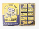 Vtg 1930s Perfect Safety Razor Blade 2 Store Display Box Pair 38 Nos Packs 190