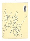 Phil Collins   Billy Ocean Real Hand Signed Vintage Album Page Jsa Coa Autograph