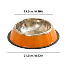 Stainless Steel Pet Dog Cat Water Food Dishes Non-skid Feeding Feeder Bowl