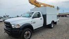 2017 Dodge Ram 5500 35ft Enclosed Utility Box Bucket Truck 6 7l Diesel