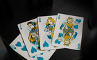 Bicycle Cool-blue Neon Rider Back Playing Cards Deck   By  Card-addiction com