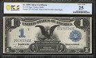 1899  1 Silver Certificate Black Eagle Pcgs 25 Fr 233 67340