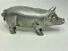 Lot Of 2 Antique Cast Aluminum Piggy Banks