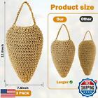 3 Pack Crochet Fake Wasp Nest  Faux Hanging Wasp Hornets Hive Nests Artificia