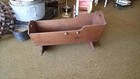 Antique Turn Of Century 1900 s Primitive Farm Wooden Baby Rocking  Cradle