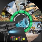 Cordless Leaf Blower 500 000 Rpm Handheld Electric Leaf Blower Battery   Charger