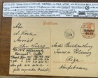 1918 Estonia Card To Latvia 3 Star Werro Cancel Tied To Stamp Rarest Censorship