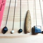Lot Of 18 Antique   Vintage Hatpins   Stickpins 2 -9  Blue Steel Jet Pearl As-is