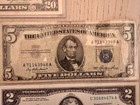 11 Note Us Currency Lot 1935e 1953 Silver Cert 1963 Red Seal Sequential  2