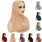 Ramadan Muslim Women Hijab Scarf One Piece Amira Turban Wrap Islamic Headscarf
