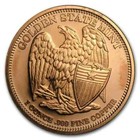 1 Avdp Oz  999 Fine Copper Round  Don t Tread On Me  Tea Party  In Capsule