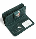 Vera Bradley Rfid Turnlock Wallet Falling Flowers