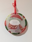 Hand Made Vintage Fused Snowman Ornament