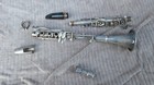 Rare Antique Carl Fischer Metal Clarinet Marked  f   -  S n 6469 W  Case