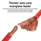 Commercial Heavy Duty 13  Ft 2 Gauge Booster Cable Cables Emergency Power Jumper