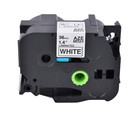 Fits Brother P-touch Pt-9800pcn Tze-261 Tz-261  Black On White Label Tape 36mm
