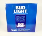 Bud Light 6 Can Mini Fridge Beverage Cooler Compact Home Auto College Dorm Use