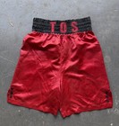 Vintage Everlast Boxing Trunks Satin Black red Shorts Usa Custom Touch Of Sleep
