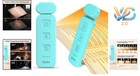 Rechargeable Book Light Led Reading Lamp 3 Color Brightness Adjustable Blue