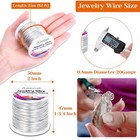 20 Gauge Jewelry Wire Anezus Craft Wire Tarnish Resistant Copper Beading Wire F