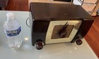 Vintage 1951 Zenith H-615z Am 6 Tube Table Top Radio Brown Bakelite Gold Trim