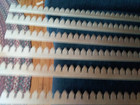 Lot 6 Dollhouse Miniatures Trim Molding 2nd s Scallops 24  Long