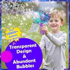 Bubble Gun For Kids  Bubbles Machine Blower Maker  Outdoor Toys Toddlers    