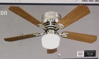 Middleton 42 In  Led Indoor Brushed Nickel Ceiling Fan With Light Kit