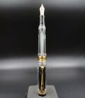 Pilot Custom 823 Plunger Type Transparent Clear Signature Nib Fkk-3mrp-nc-s