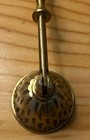 Renaissance Hammered Brass Biedermann   Sons Candle Snuffer 