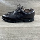 Footjoy Fj Icon Mens Golf Shoes Brown Leather Size 10 M- Brand New