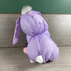 Vintage 1988 Fisher Price Puffalumps Easter Bunny   8025 Stuffed Plush - Spot