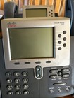 Lot Of 4 Cisco 7962g Unified Ip Voip Phone Cp-7962g With Handsets Helix Cords