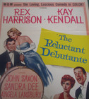 The Reluctant Debutant John Saxon Sandra Dee 22x 14 Window Card Poster 1958 Fine