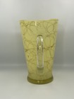 1950   s Yellow Spaghetti String Ice Lip Pitcher Mcm