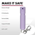 Sabre Mighty Discreet Pepper Spray 0 18oz Personal Protection Lavender 16 Bursts