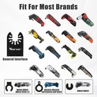 5pcs Diamond Oscillating Multi Tool Blades Mortar Removal Swing Saw Blade Sets