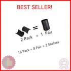 Wire Shelf Clips Shelving Sleeves - 16 Pack Shelf Lock Clips For 1  Post- Shelvi