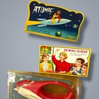 Vintage Atomic Needle Lot Sewing Susan Needle Book Mid Century Singer Scissors